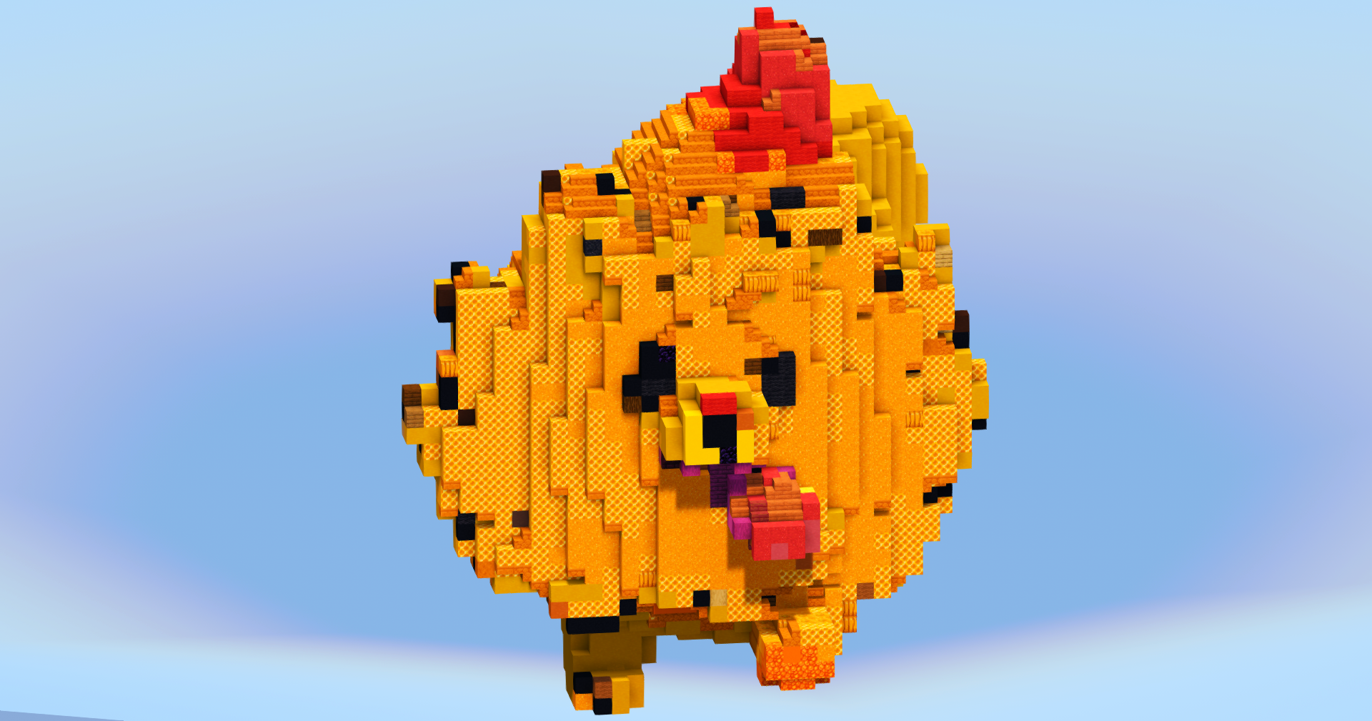 Pombon from Pokemon — Minecraft Build by LeonisBuilds