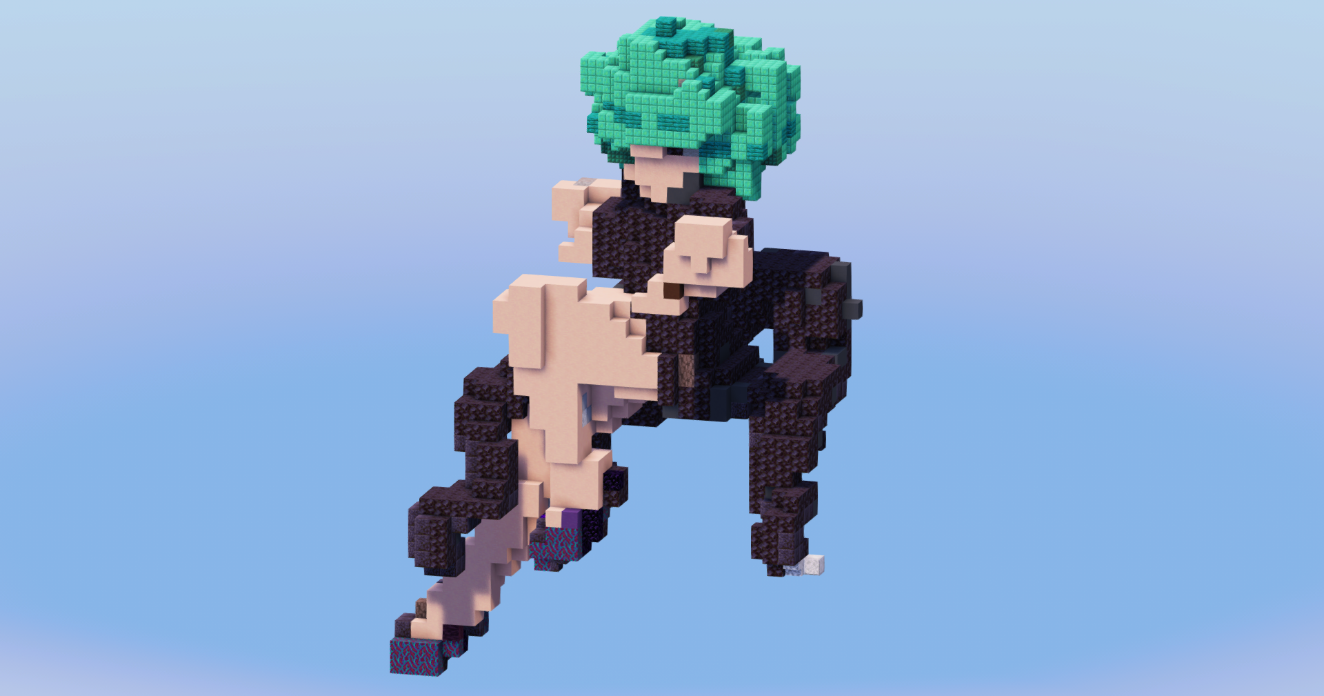 Tatsumaki from One Punch Man — Minecraft Build by LeonisBuilds