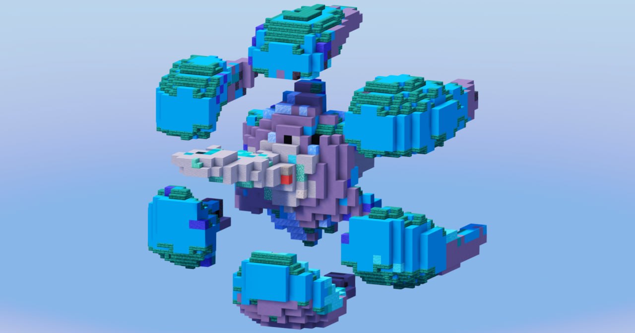 Mega Glimmora from Pokemon — Minecraft Build by LeonisBuilds