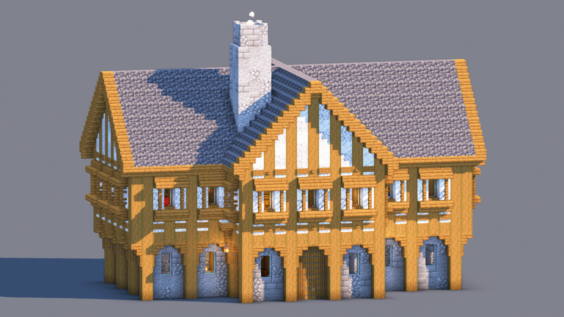 Medieval House – Fully Decorated Interior | Download — Minecraft Build by RaekonBuilds