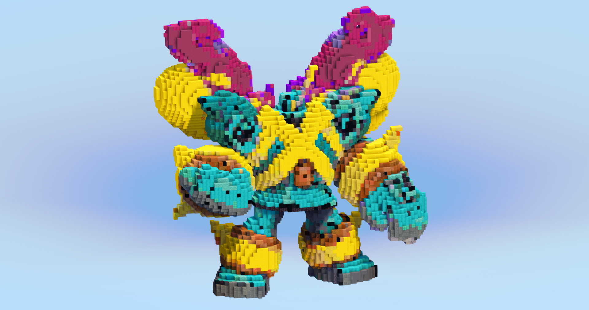 Mega Golurk — Minecraft Build by LeonisBuilds (2)