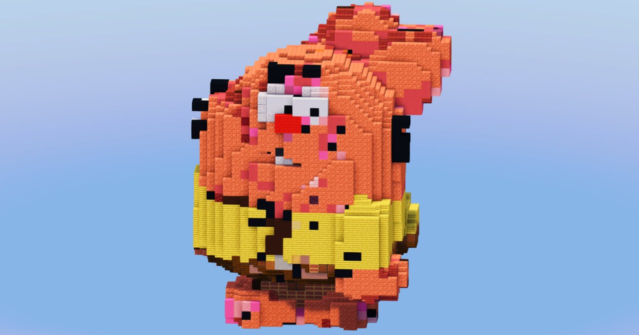 Richard from The Amazing World of Gumball — Minecraft Build by LeonisBuilds