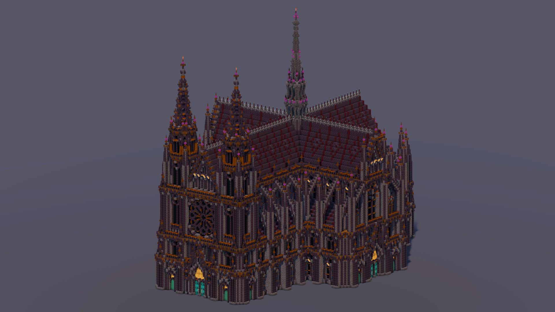 Blackstone Gothic Cathedral — Minecraft Build by MellowHat