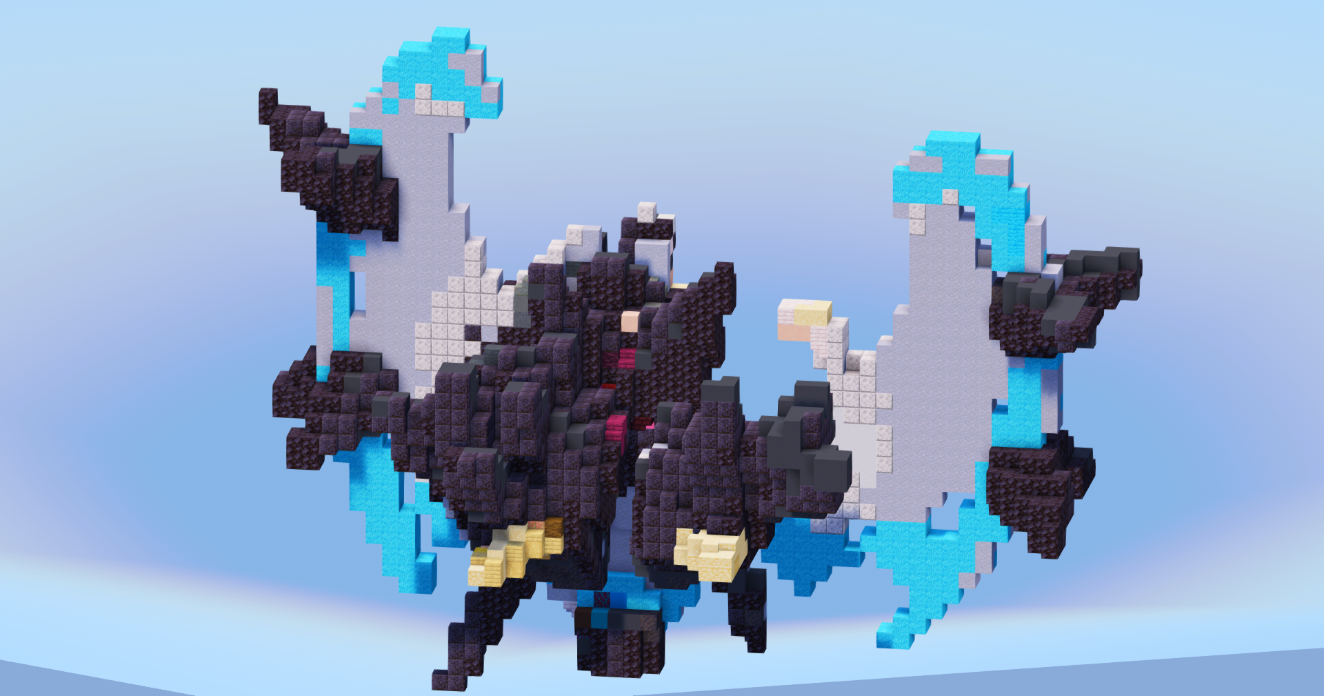 Necrozma Dawn Wings from Pokemon — Minecraft Build by LeonisBuilds