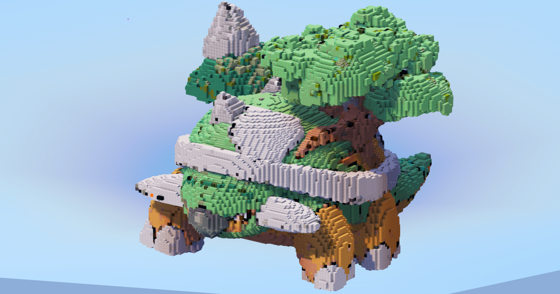 Torterra — Minecraft Build by LeonisBuilds (2)
