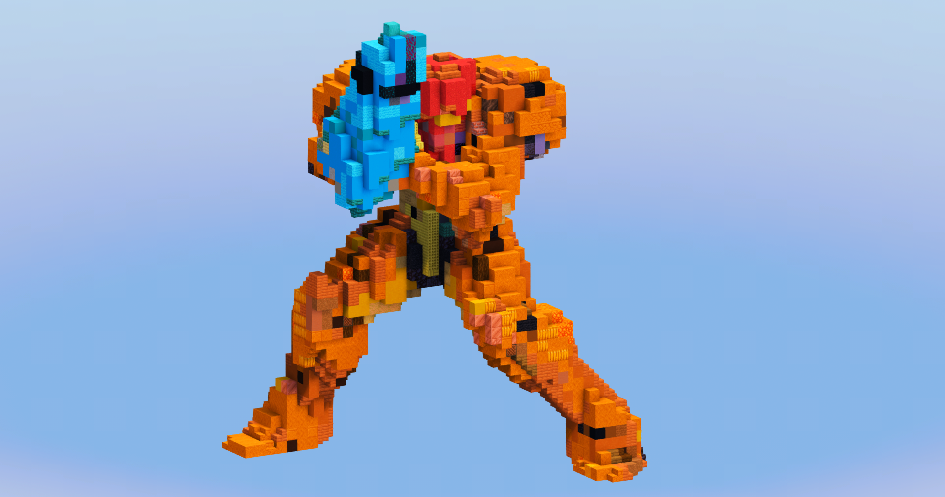 Samus Aran from Metroid — Minecraft Build by LeonisBuilds (2)