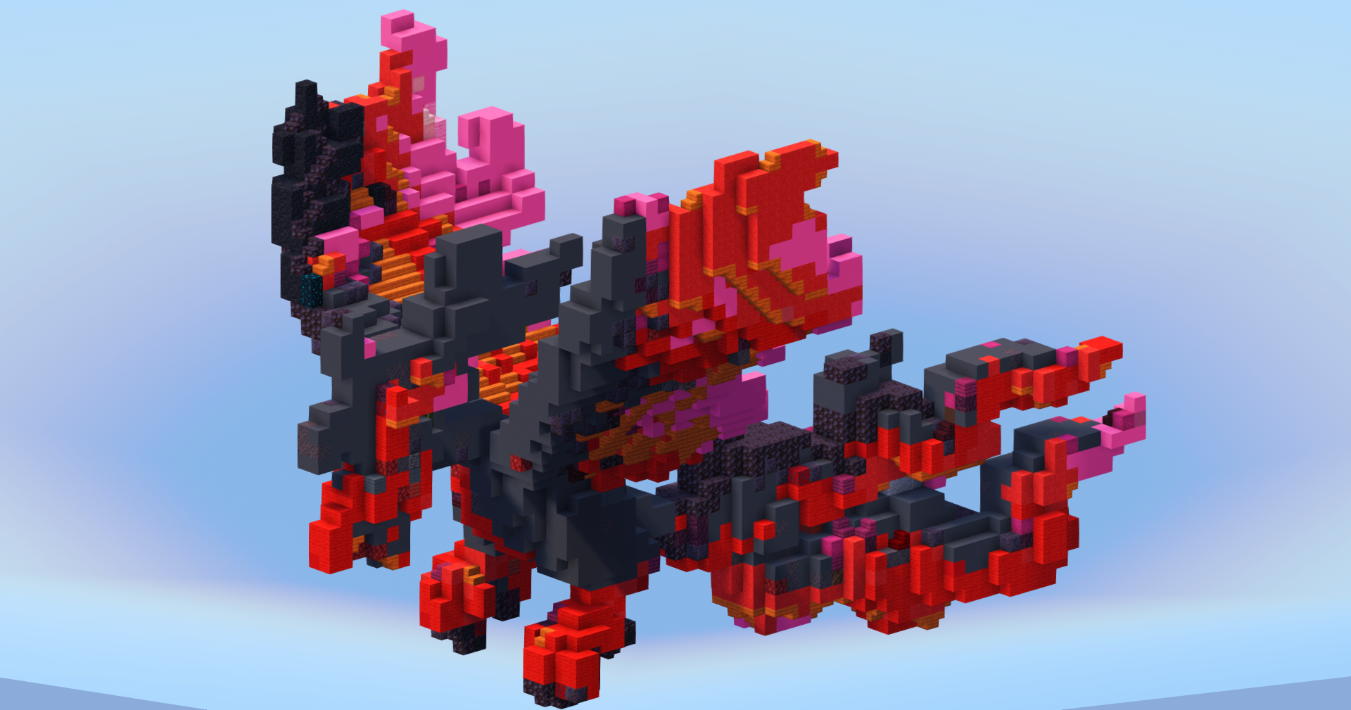 Galarian Moltres from Pokemon — Minecraft Build by LeonisBuilds