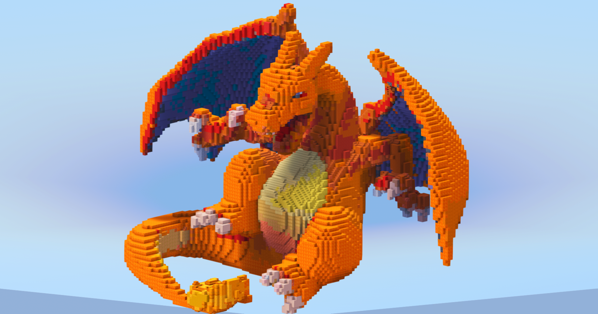 Charizard — Minecraft Build by LeonisBuilds (2)
