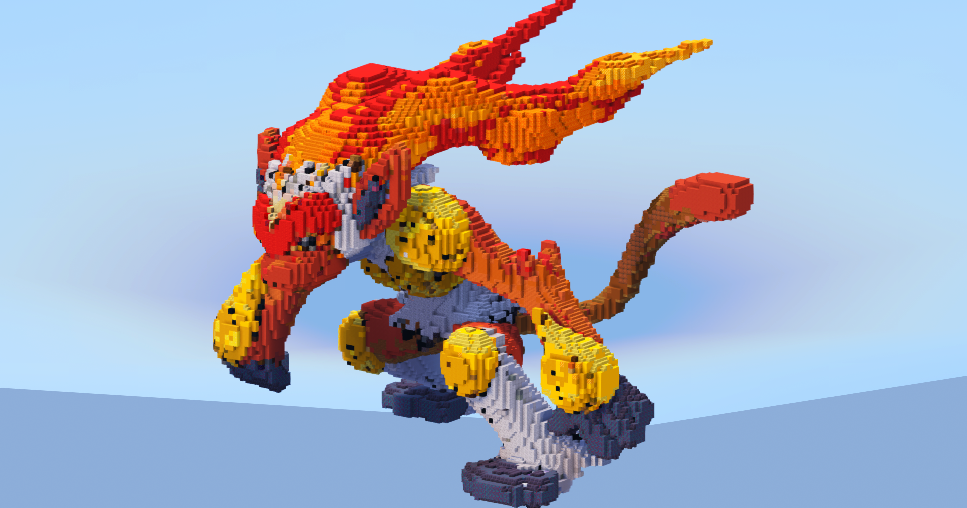 Infernape — Minecraft Build by LeonisBuilds (2)