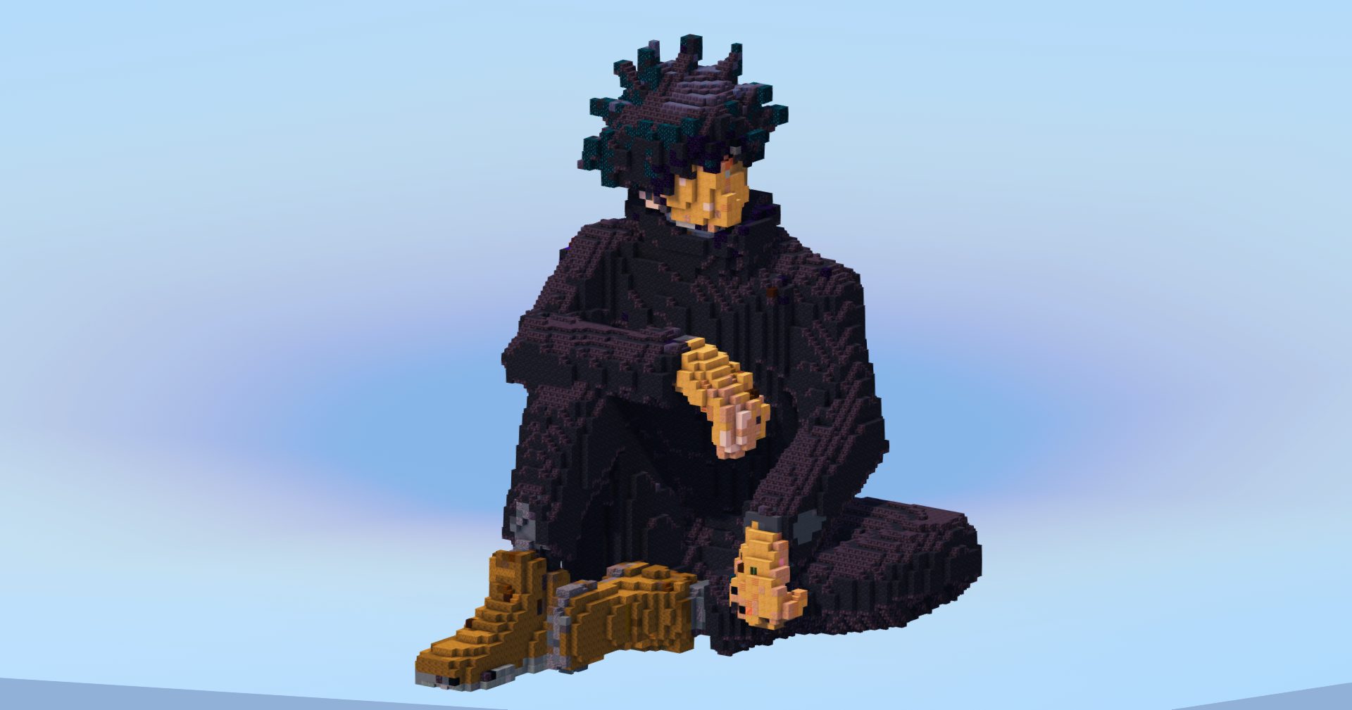 Megumi Fushiguro — Minecraft Build by LeonisBuilds (2)