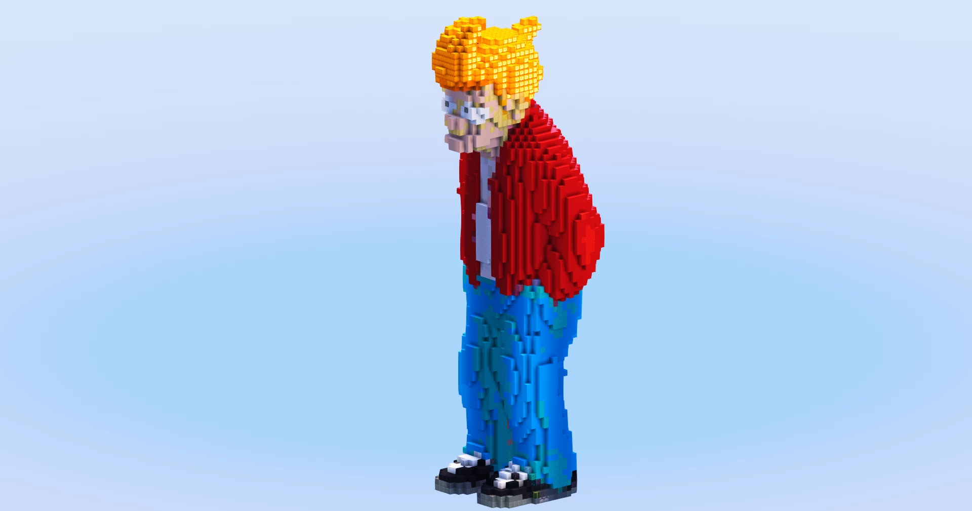 Futurama Characters in Minecraft