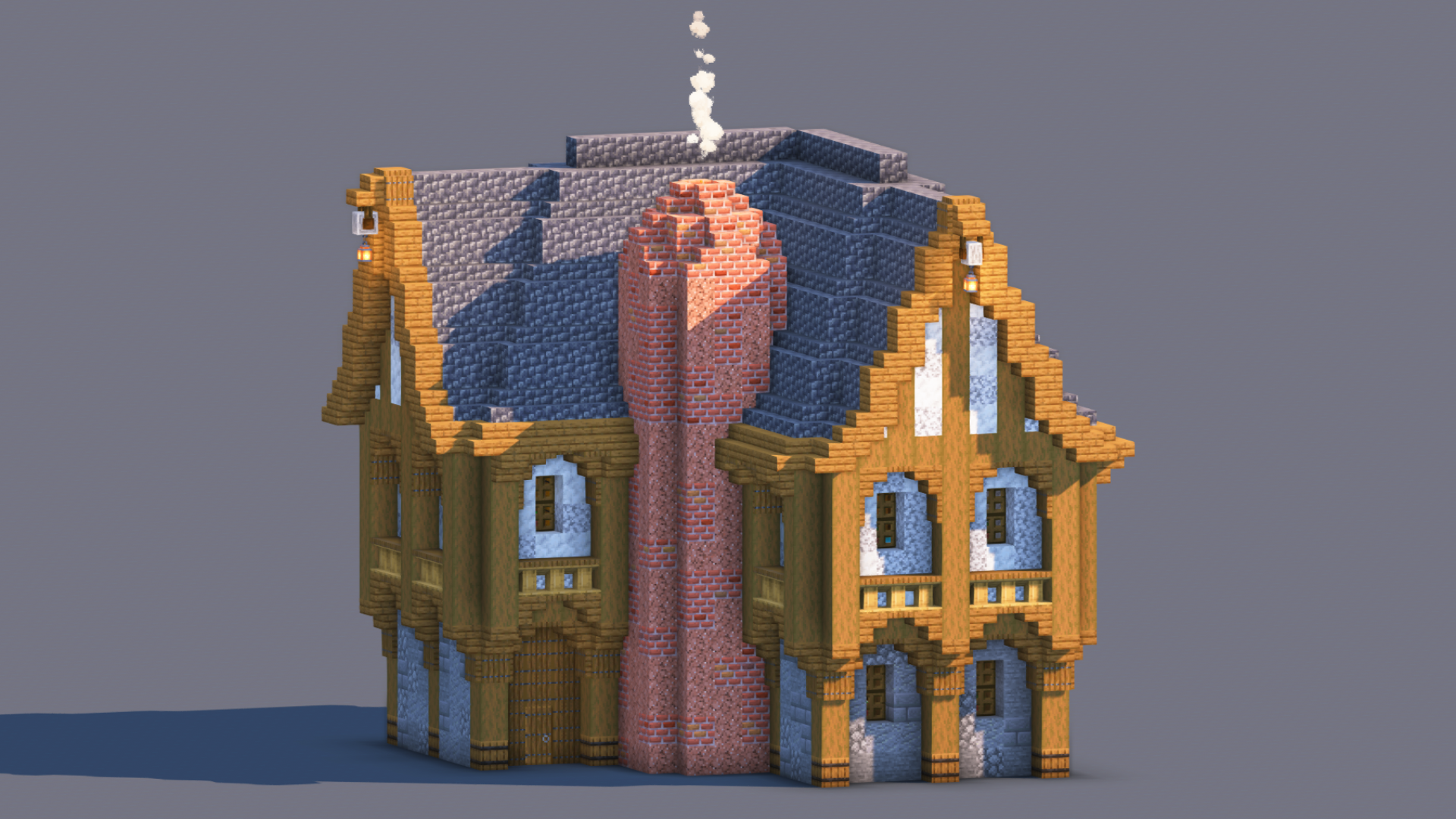 Medieval House – Fully Decorated Interior | Download — Minecraft Build by RaekonBuilds
