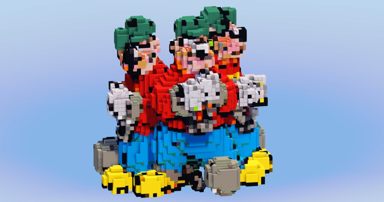 The Beagle Boys from Disney Duck Tales — Minecraft Build by LeonisBuilds
