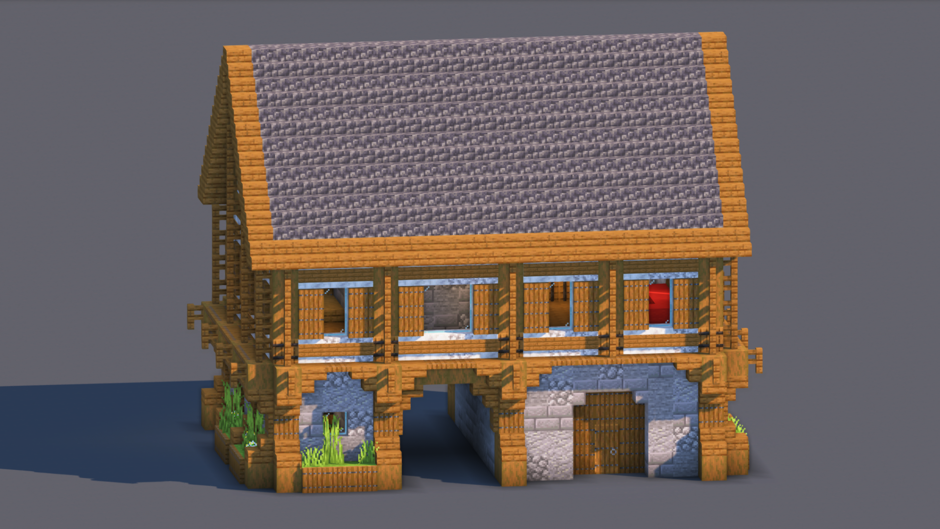 Medieval House – Fully Decorated Interior | Download — Minecraft Build by RaekonBuilds