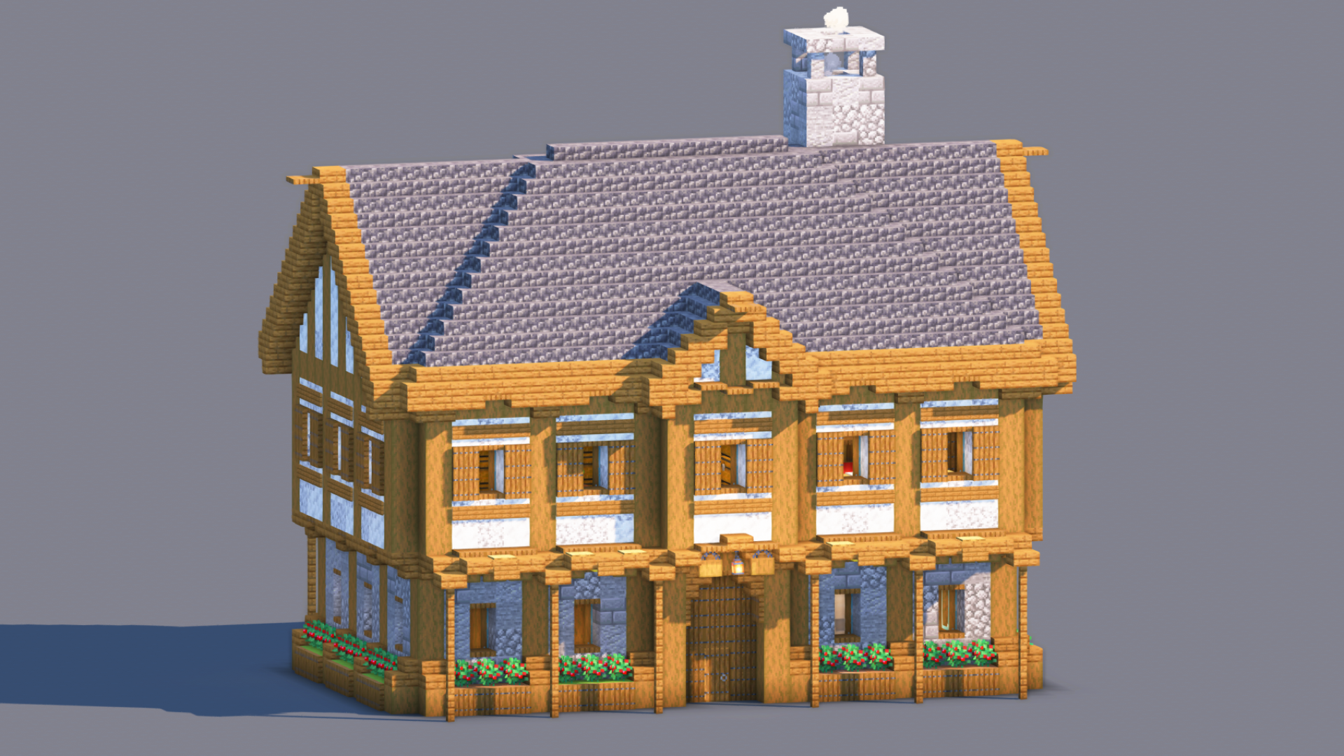 Medieval House – Fully Decorated Interior | Download — Minecraft Build by RaekonBuilds