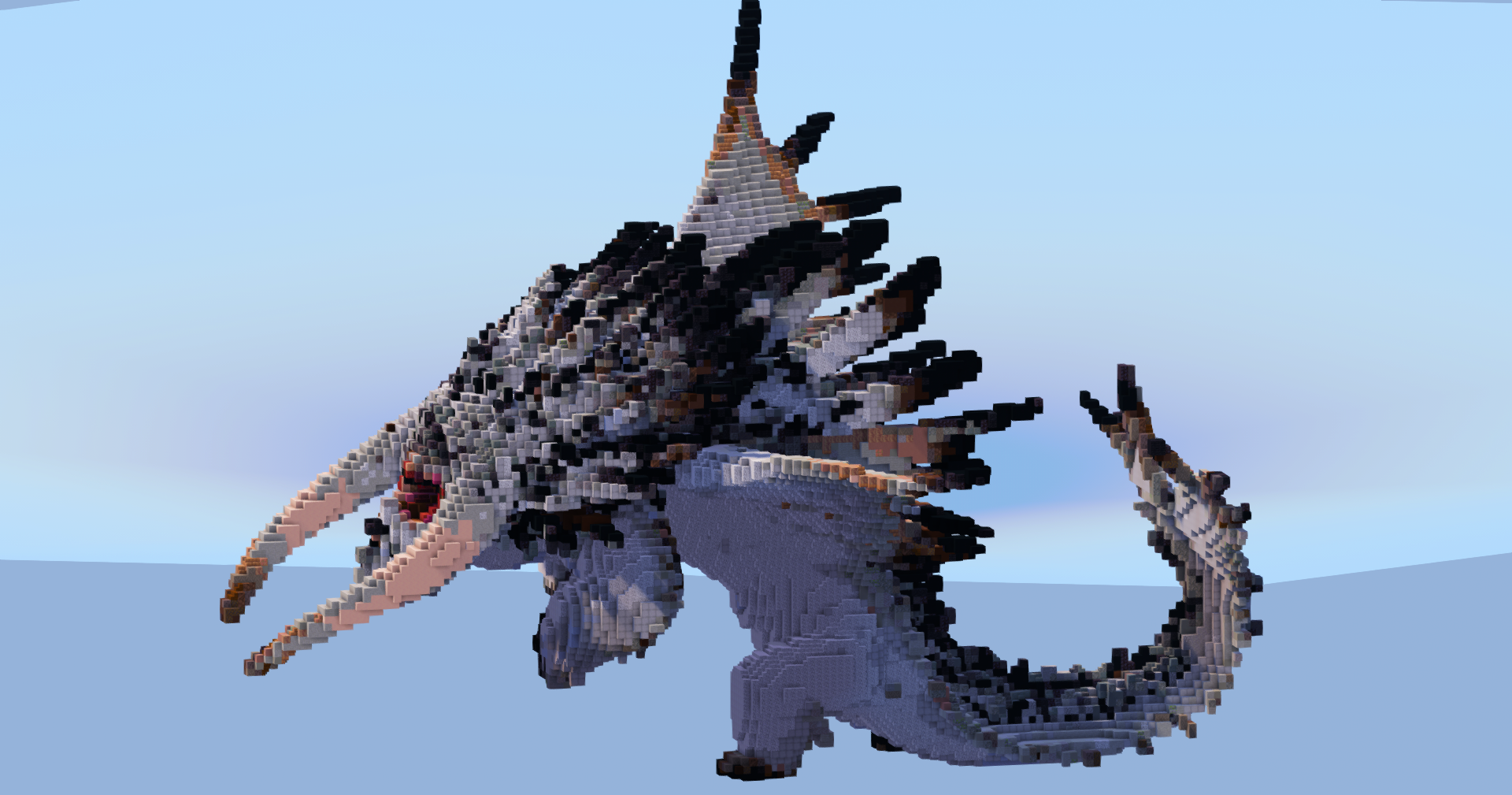 Bewilder Beast Dragon — Minecraft Build by LeonisBuilds (2)