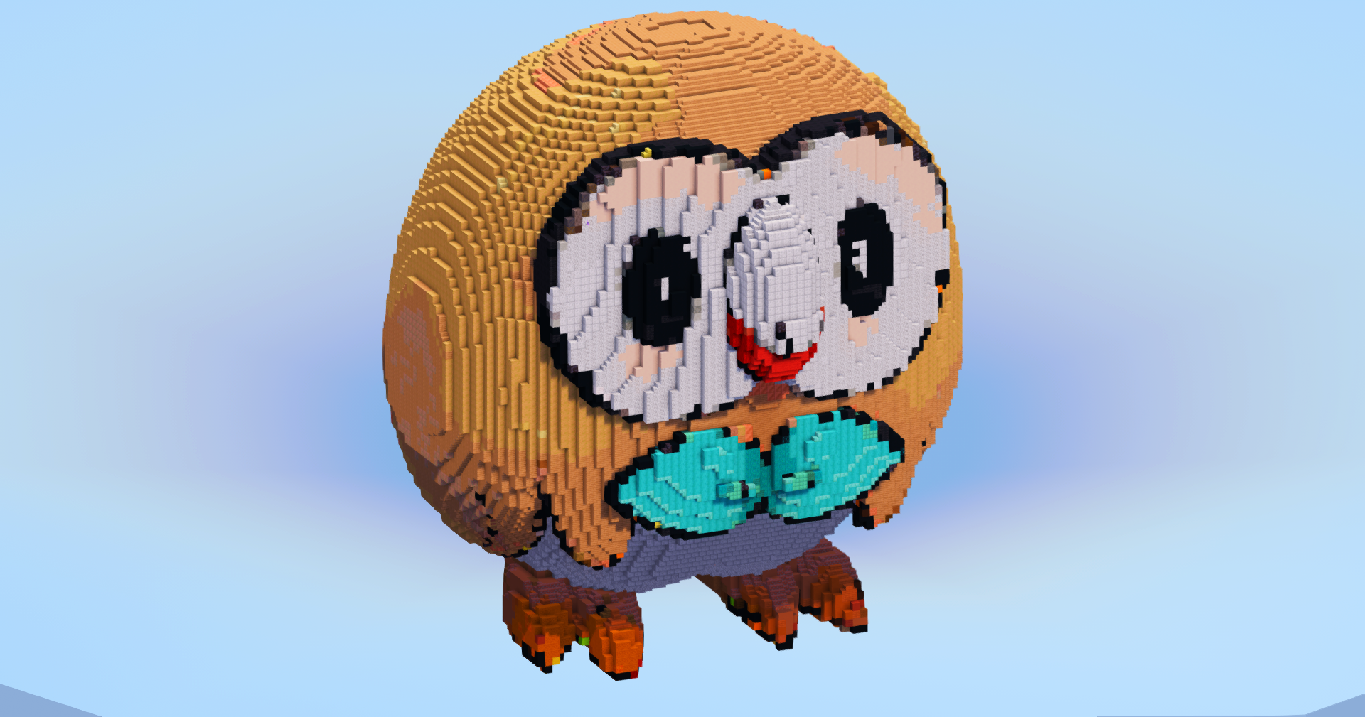 Rowlet — Minecraft Build by LeonisBuilds (2)