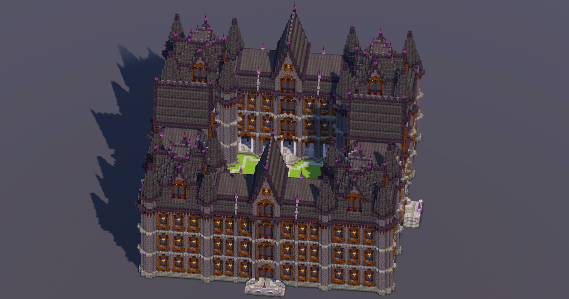 Black Gothic Castle — Minecraft Build by MellowHat (3)