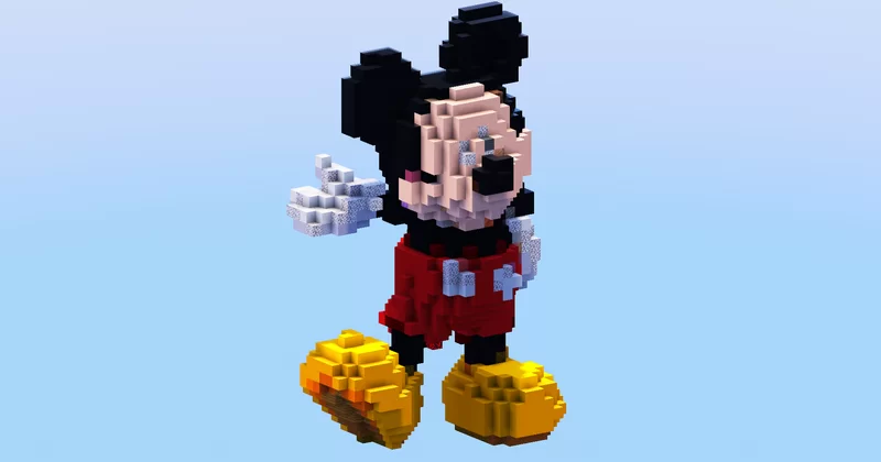 Disney Characters in Minecraft