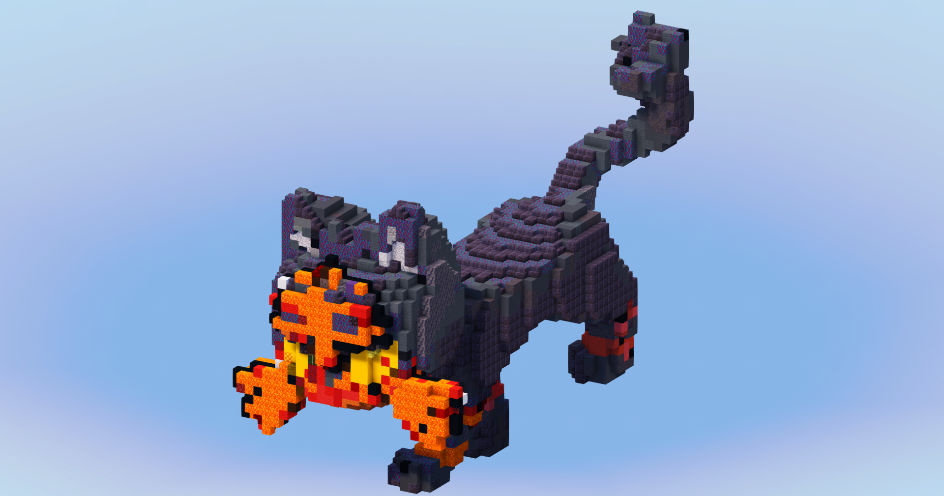 Litten from Pokemon — Minecraft Build by LeonisBuilds