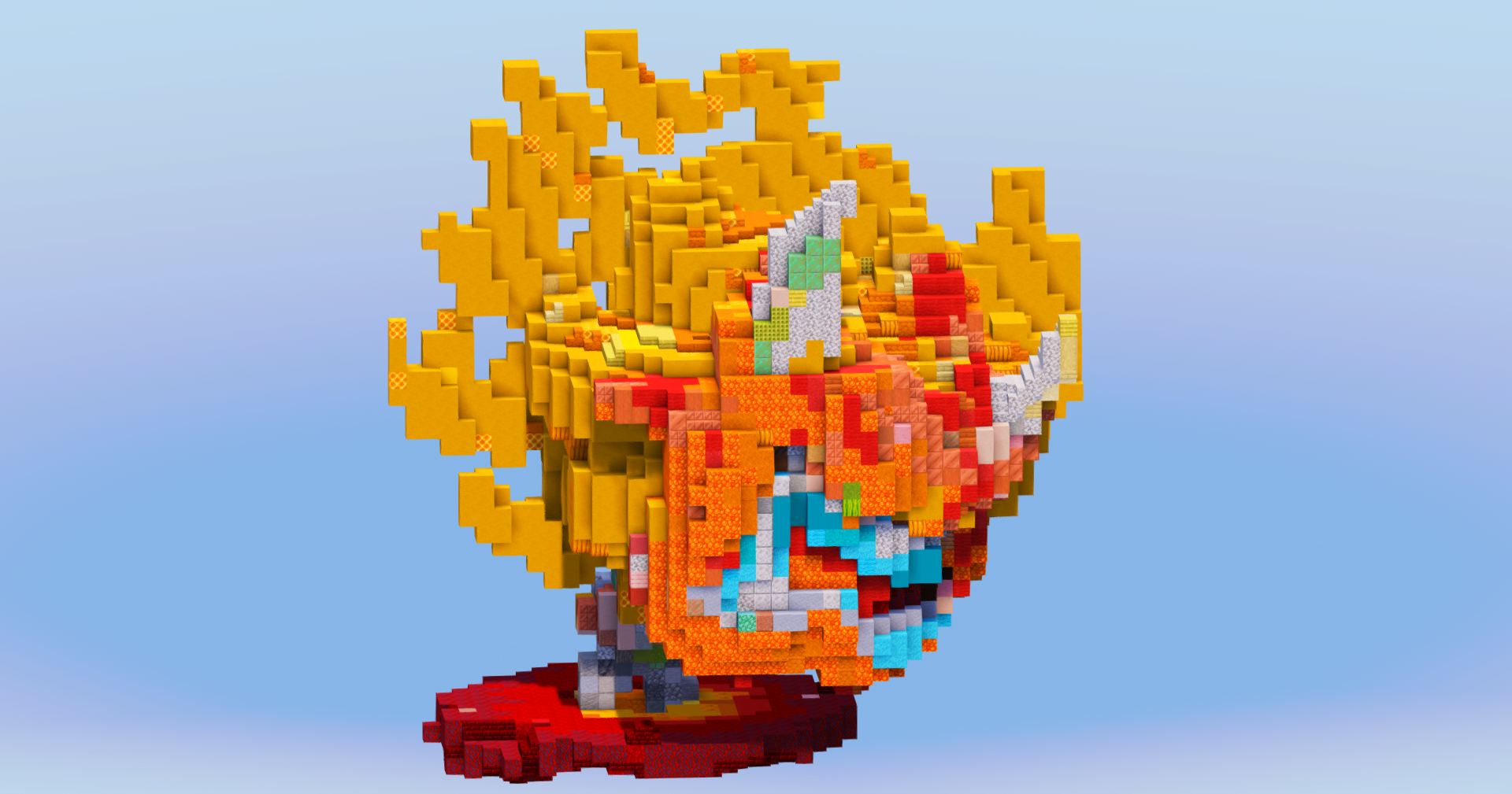 Terastal Ogerpon Hearthflame Mask from Pokemon — Minecraft Build by LeonisBuilds (2)
