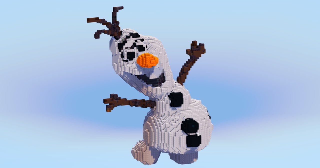 Olaf — Minecraft Build by LeonisBuilds (2)