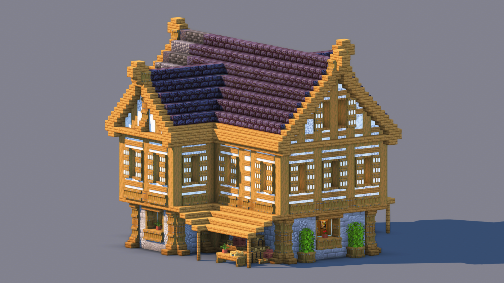 Medieval House – Fully Decorated Interior | Download — Minecraft Build by RaekonBuilds (4)