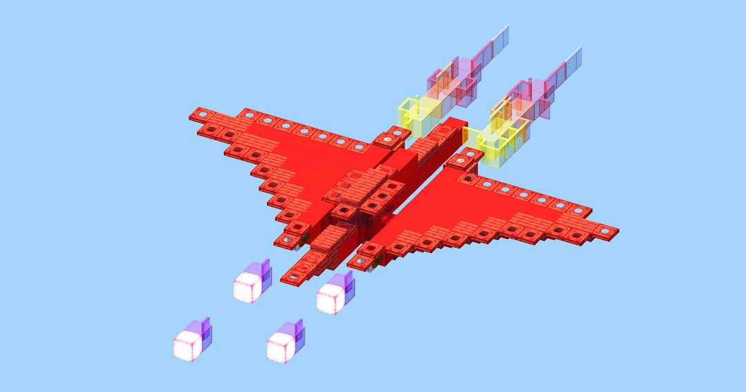 Red Spaceship — Minecraft Build by LeonisBuilds