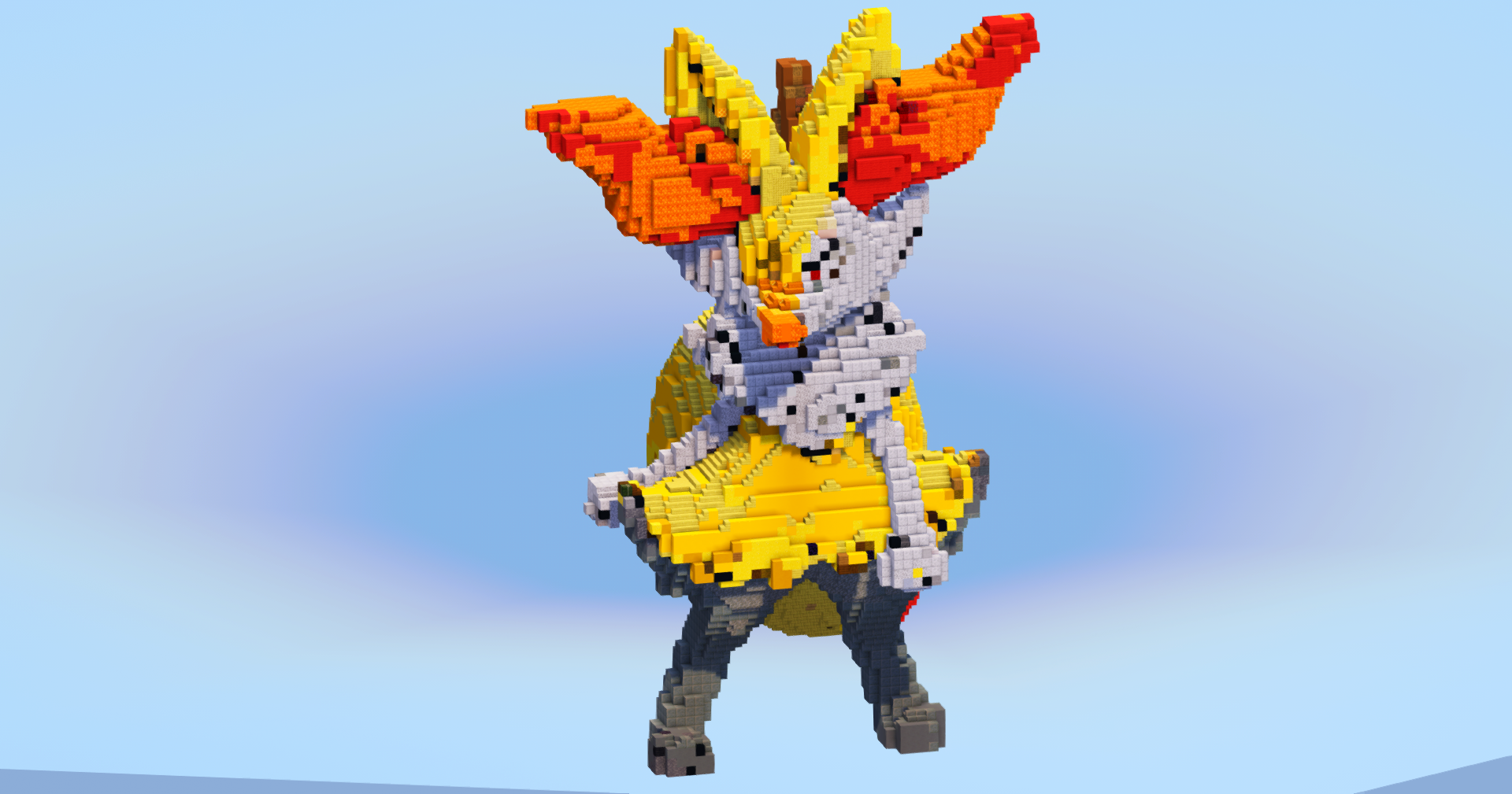 Braixen — Minecraft Build by LeonisBuilds