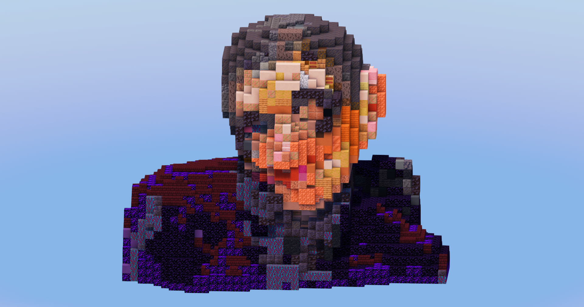 Steven Hawking Bust — Minecraft Build by LeonisBuilds (2)