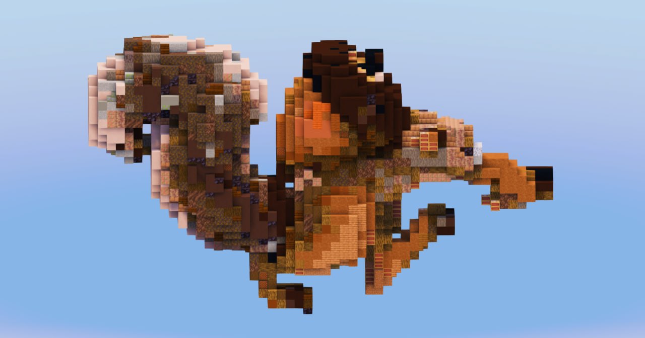 Scrat from Ice Age — Minecraft Build by LeonisBuilds (2)