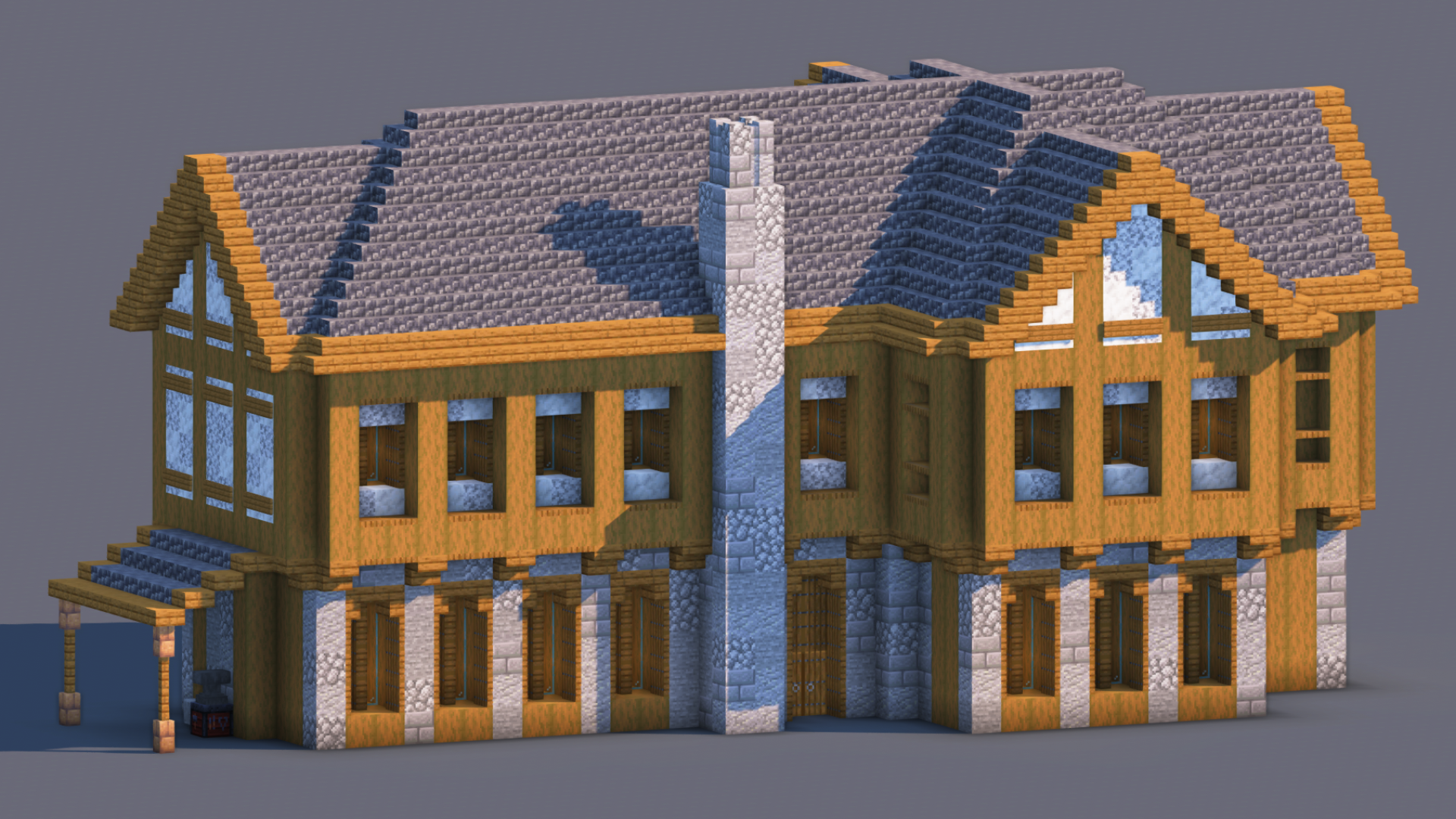 Medieval House – Fully Decorated Interior | Download — Minecraft Build by RaekonBuilds