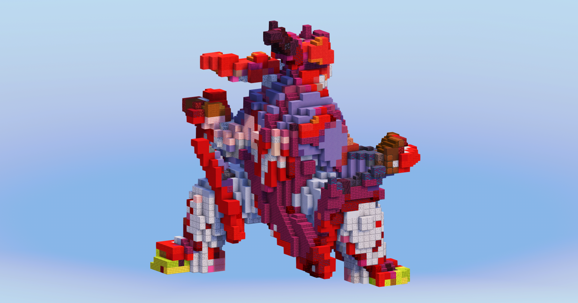 Urshifu Single Strike Gigantamax from Pokemon — Minecraft Build by LeonisBuilds (2)