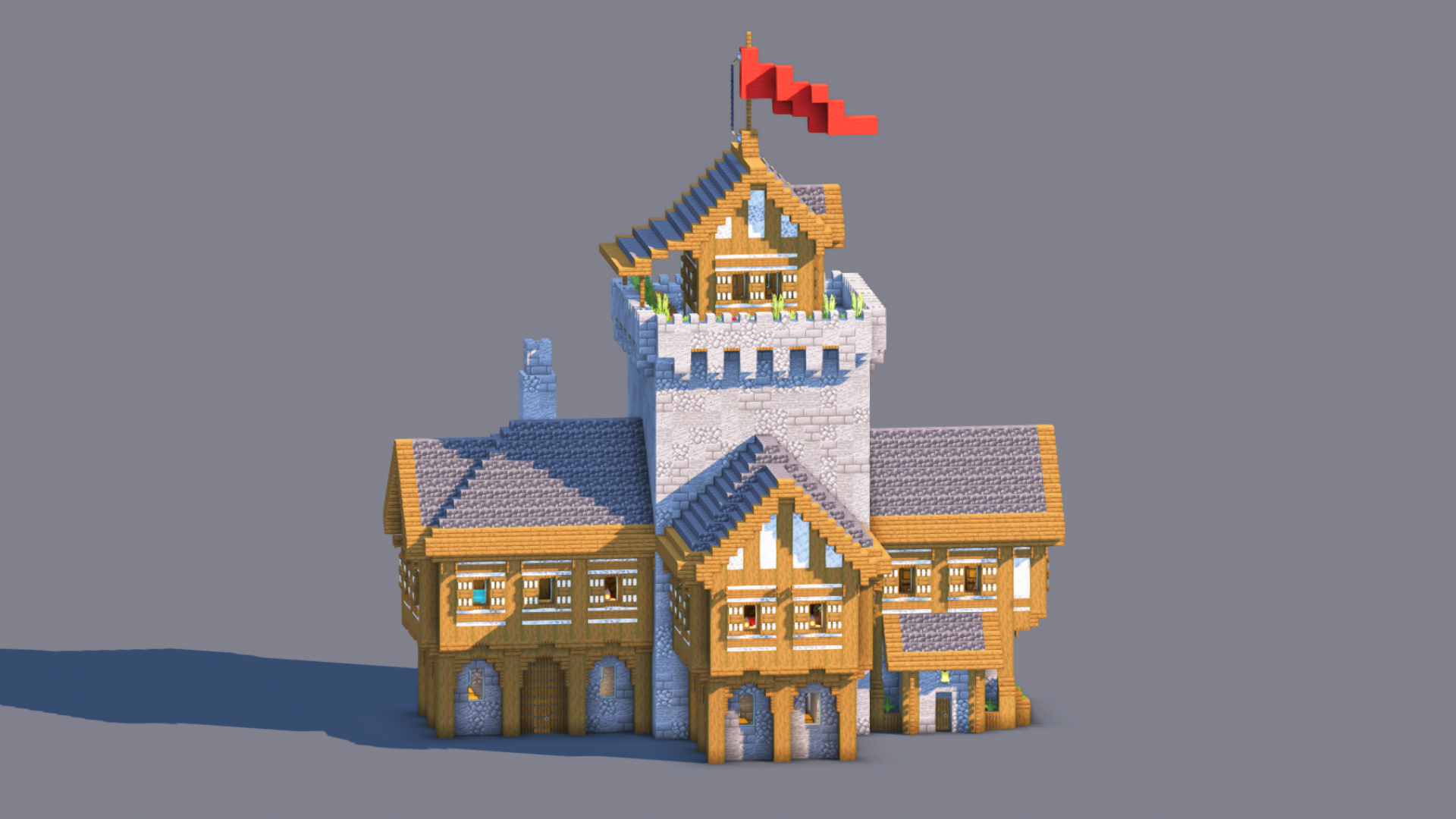 Medieval House – Fully Decorated Interior | Download — Minecraft Build by RaekonBuilds