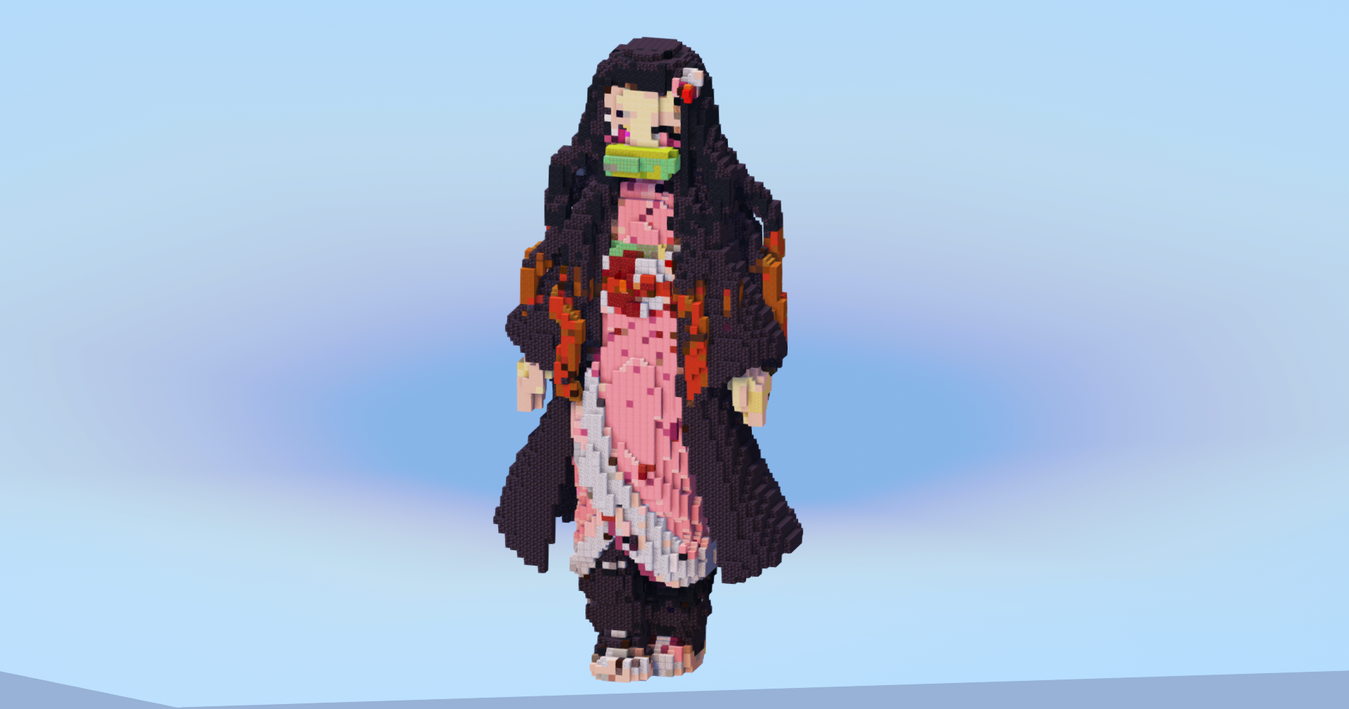 Nezuko — Minecraft Build by LeonisBuilds (2)