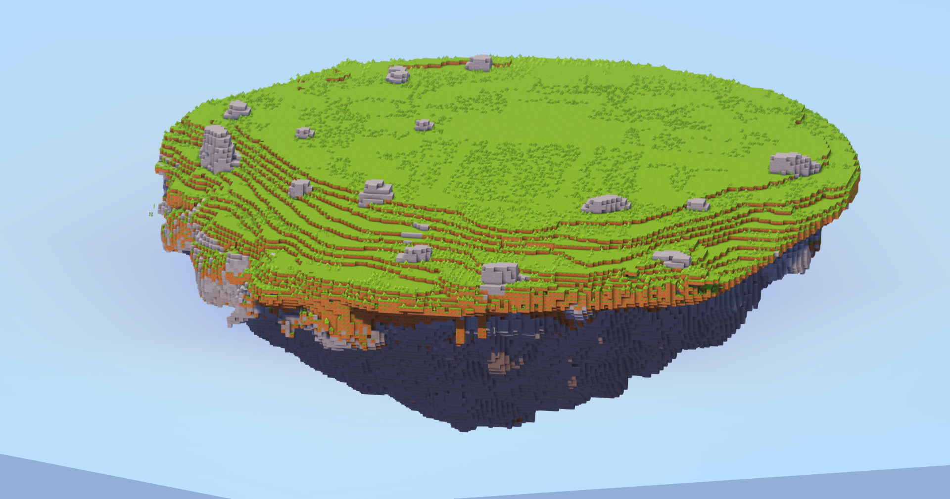 Huge Floating Island — Minecraft Build by LeonisBuilds (2)