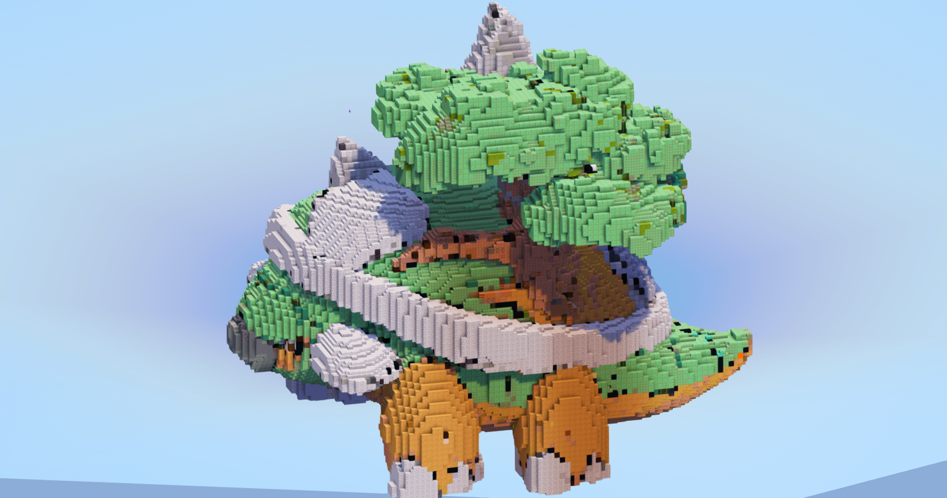 Torterra — Minecraft Build by LeonisBuilds