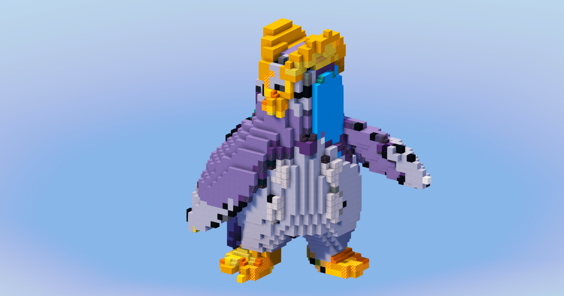 Prinplup from Pokemon — Minecraft Build by LeonisBuilds (2)