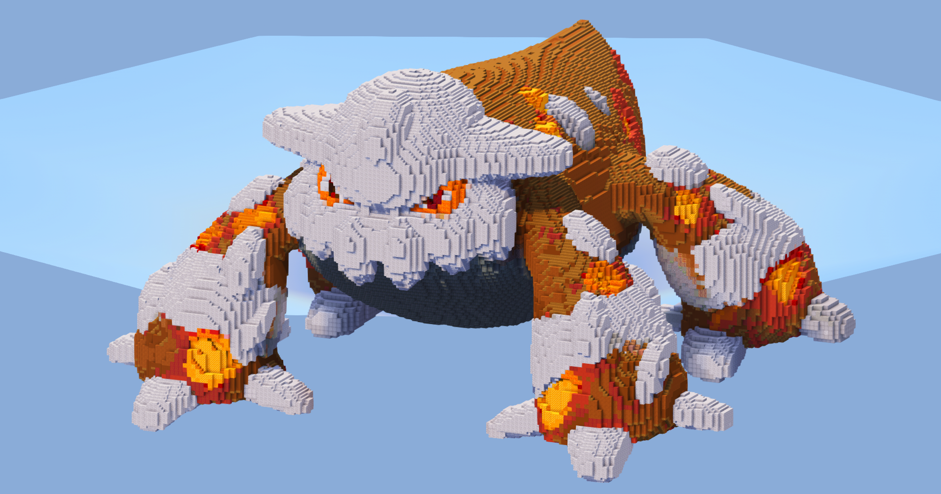 Heatran — Minecraft Build by LeonisBuilds