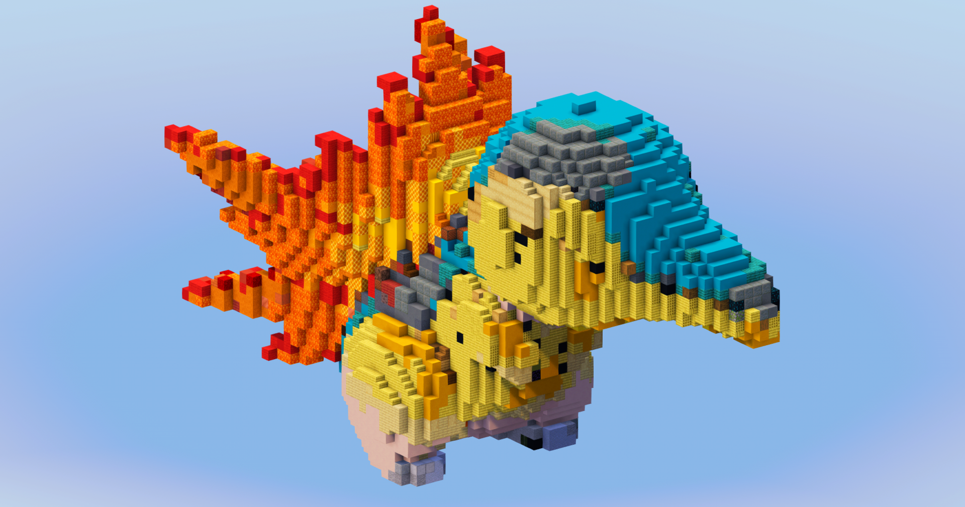 Cyndaquil from Pokemon — Minecraft Build by LeonisBuilds (2)