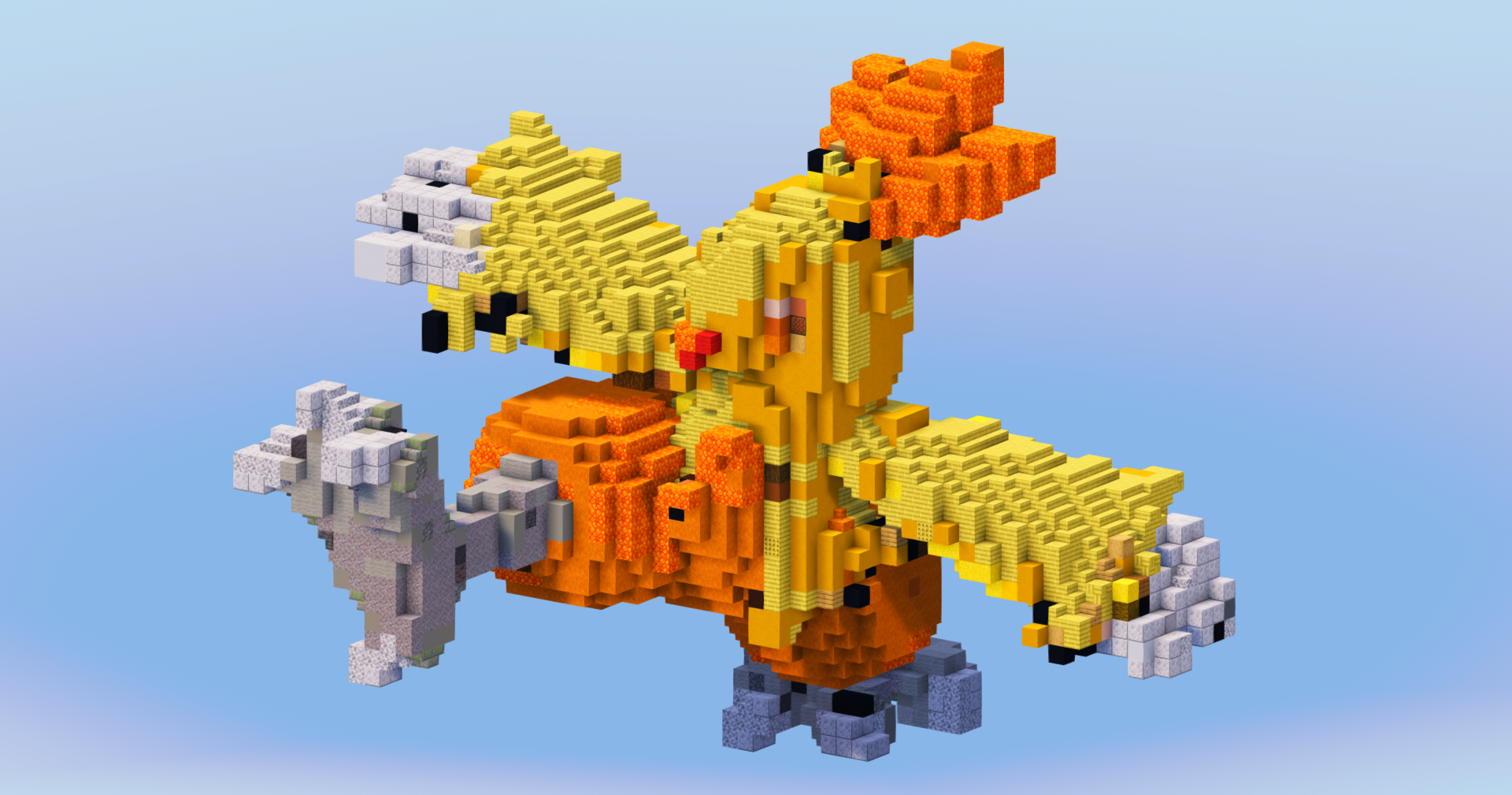 Combusken from Pokemon — Minecraft Build by LeonisBuilds (2)