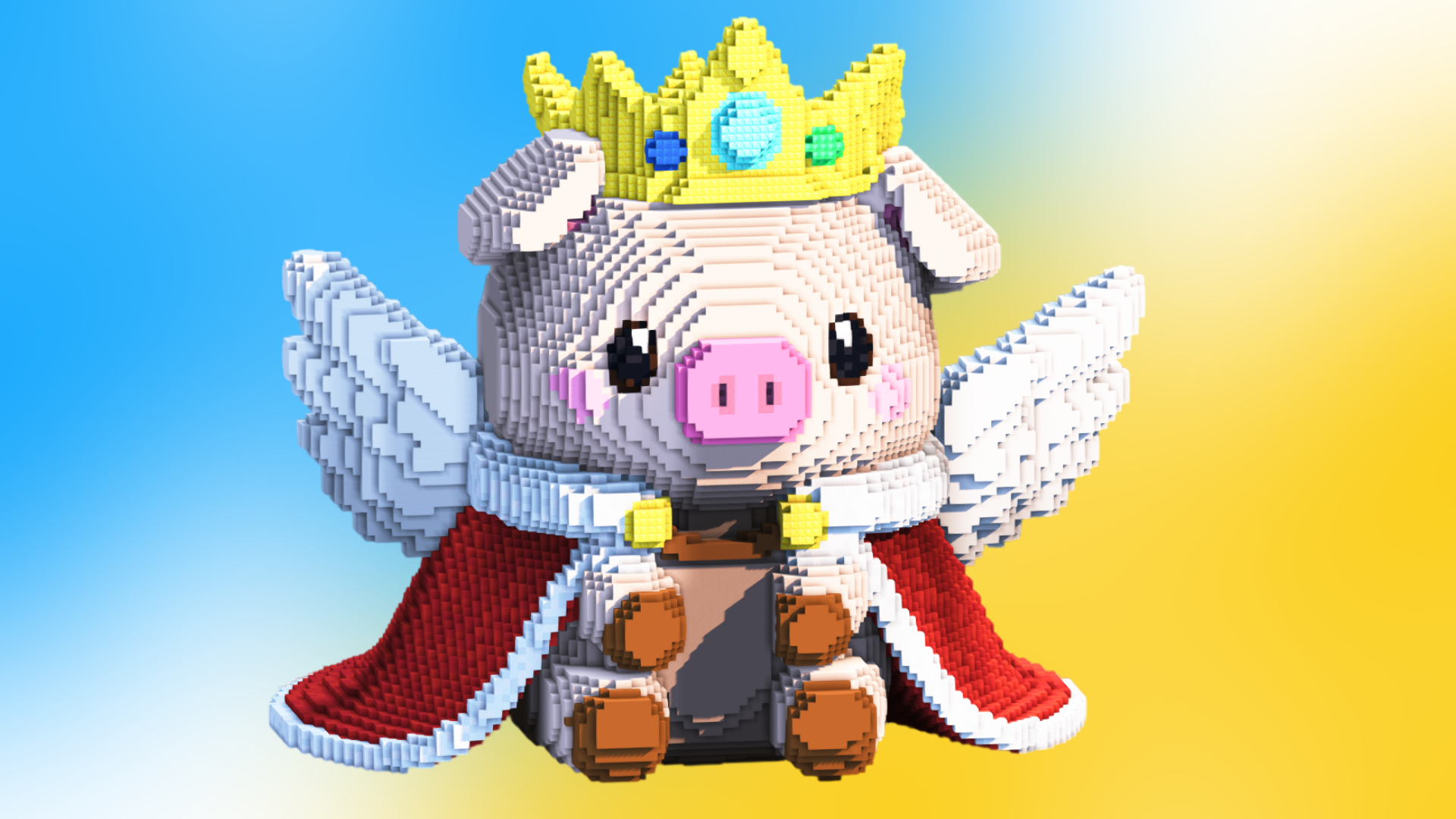 Technoblade Statue – Minecraft Build — Minecraft Build by antocerati