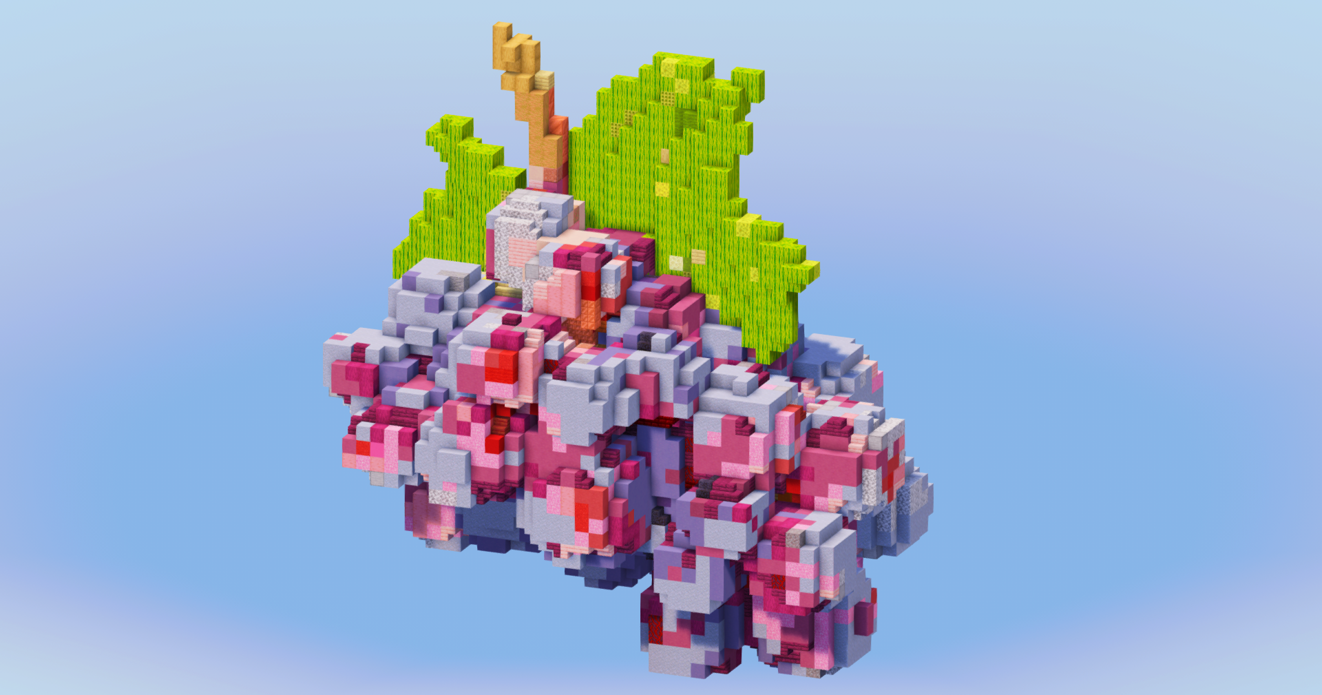 Red Grapes Fruit — Minecraft Build by LeonisBuilds