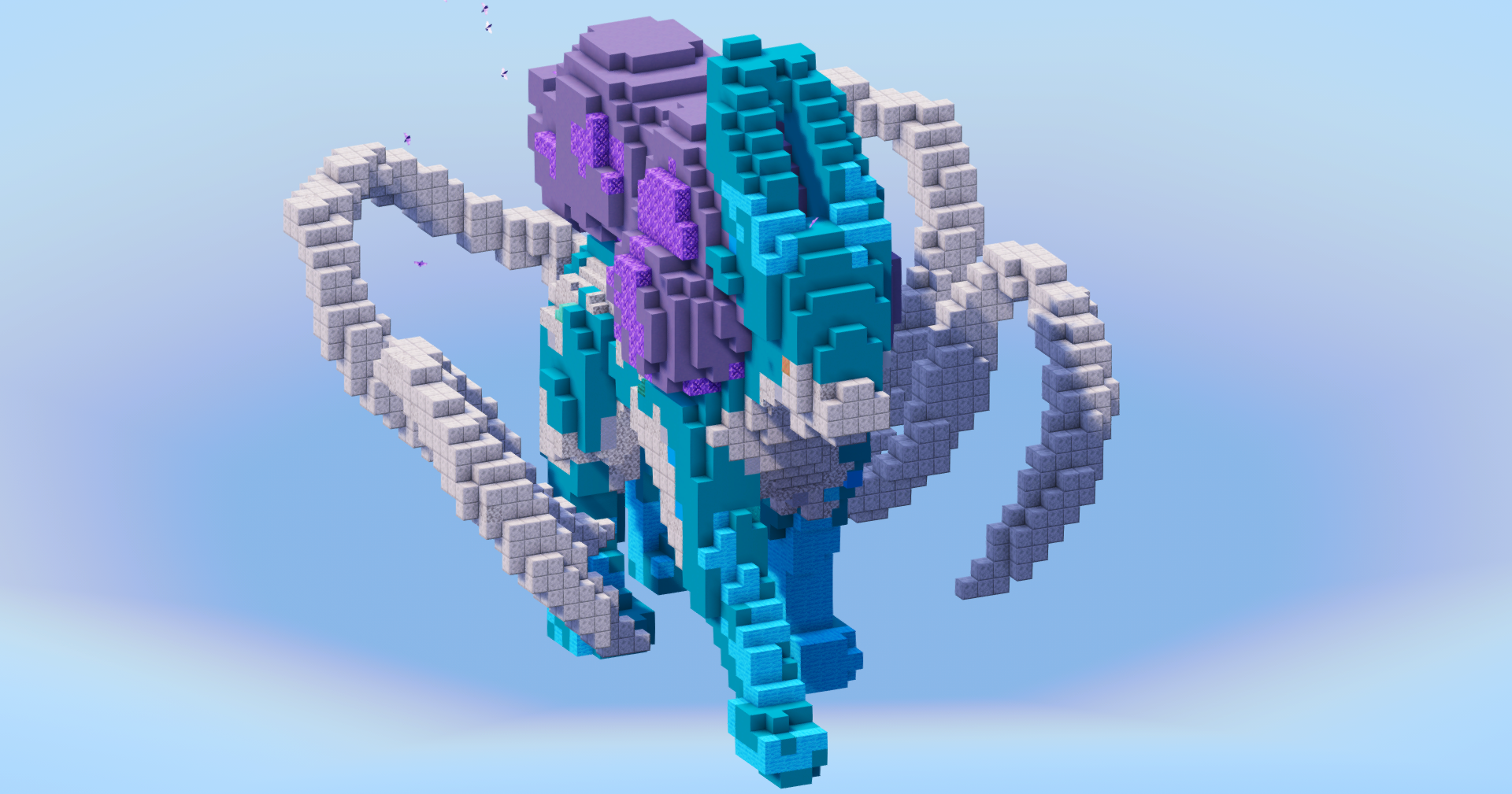 Suicune from Pokemon — Minecraft Build by LeonisBuilds (2)