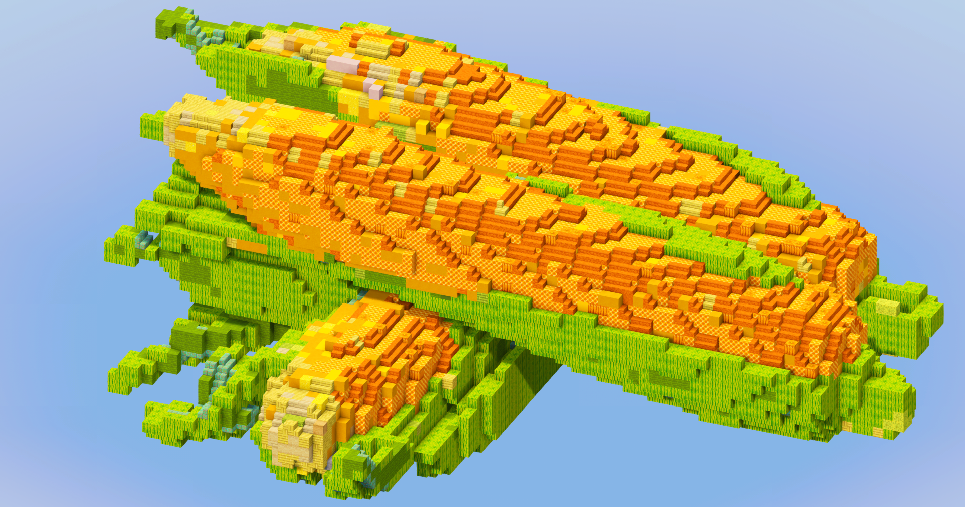 Corn Vegetable — Minecraft Build by LeonisBuilds (2)