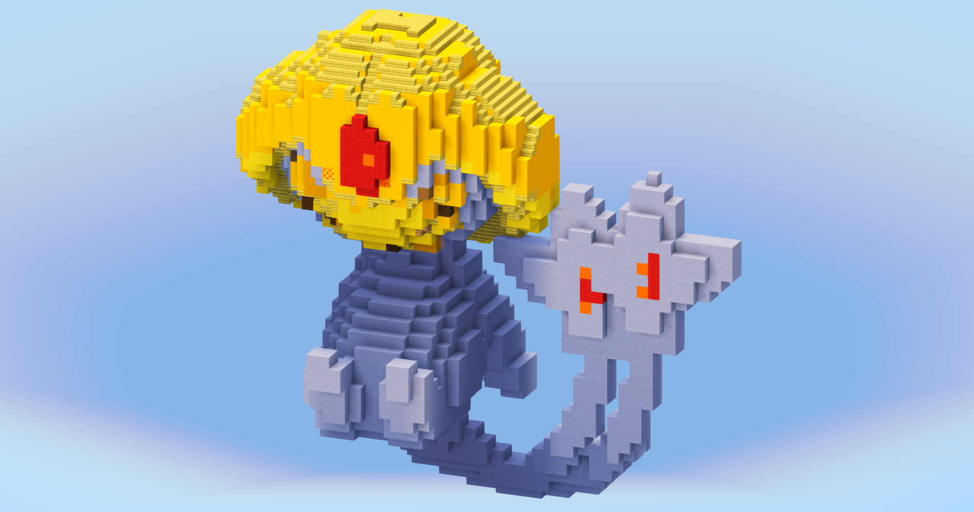 Uxie from Pokemon — Minecraft Build by LeonisBuilds