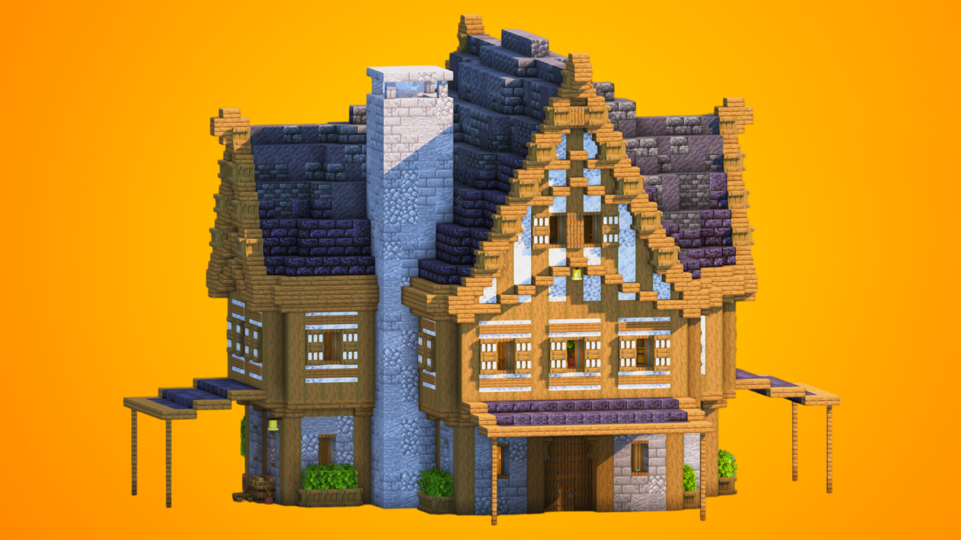 Survival Medieval House | Complete Interior & Schematic