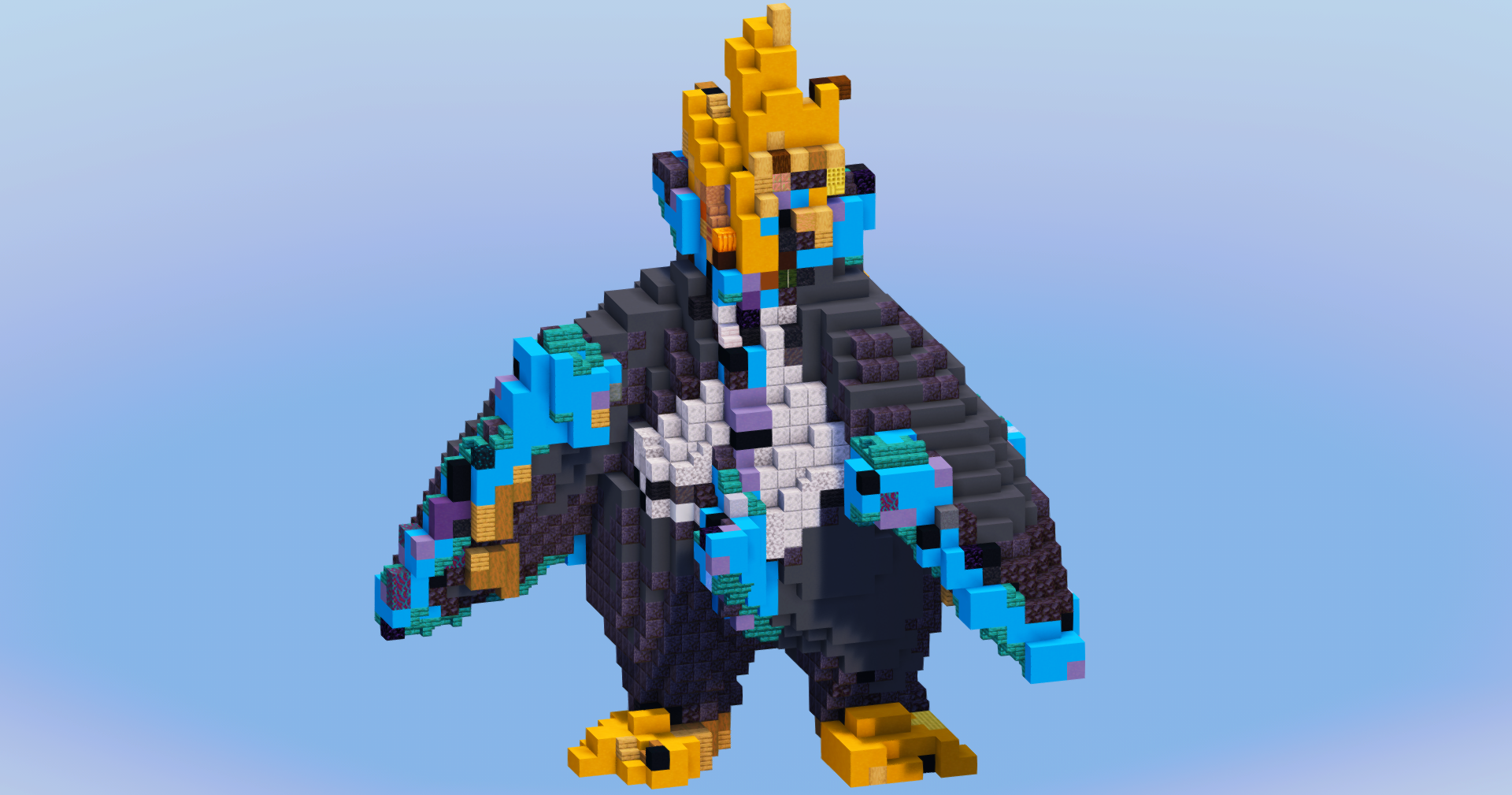 Empoleon from Pokemon — Minecraft Build by LeonisBuilds (2)