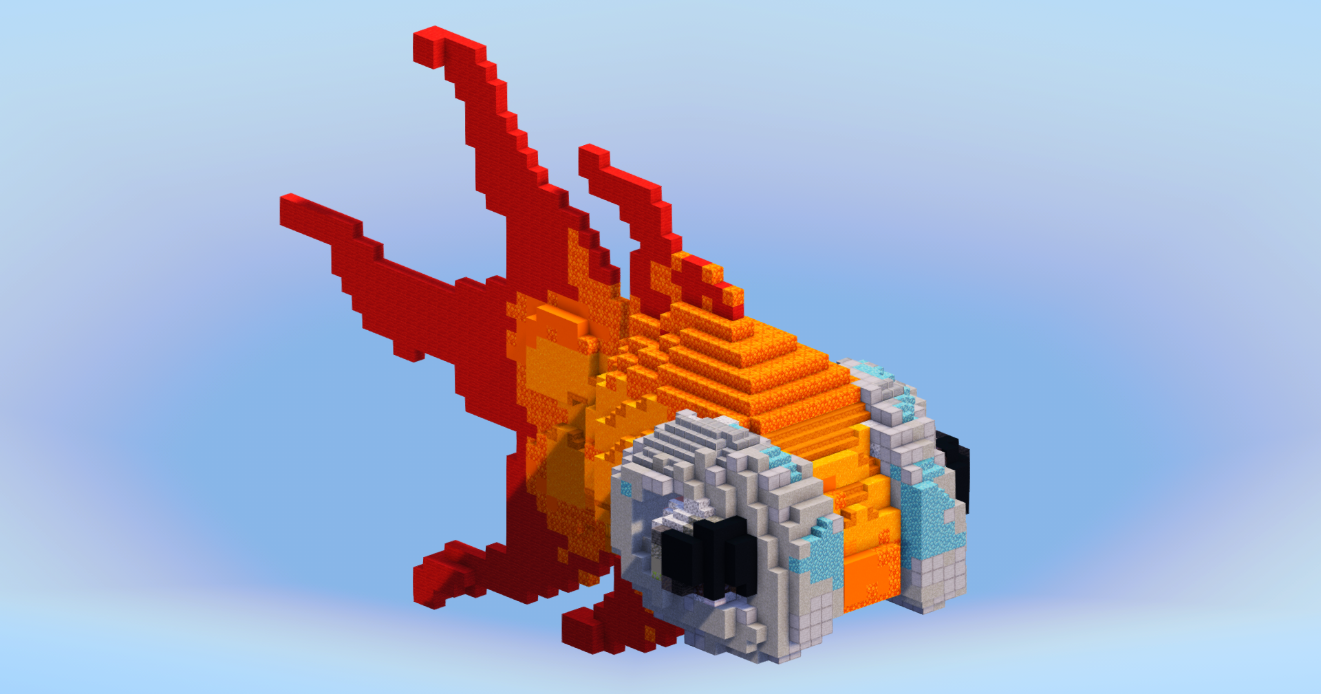 Chiyu from Pokemon — Minecraft Build by LeonisBuilds