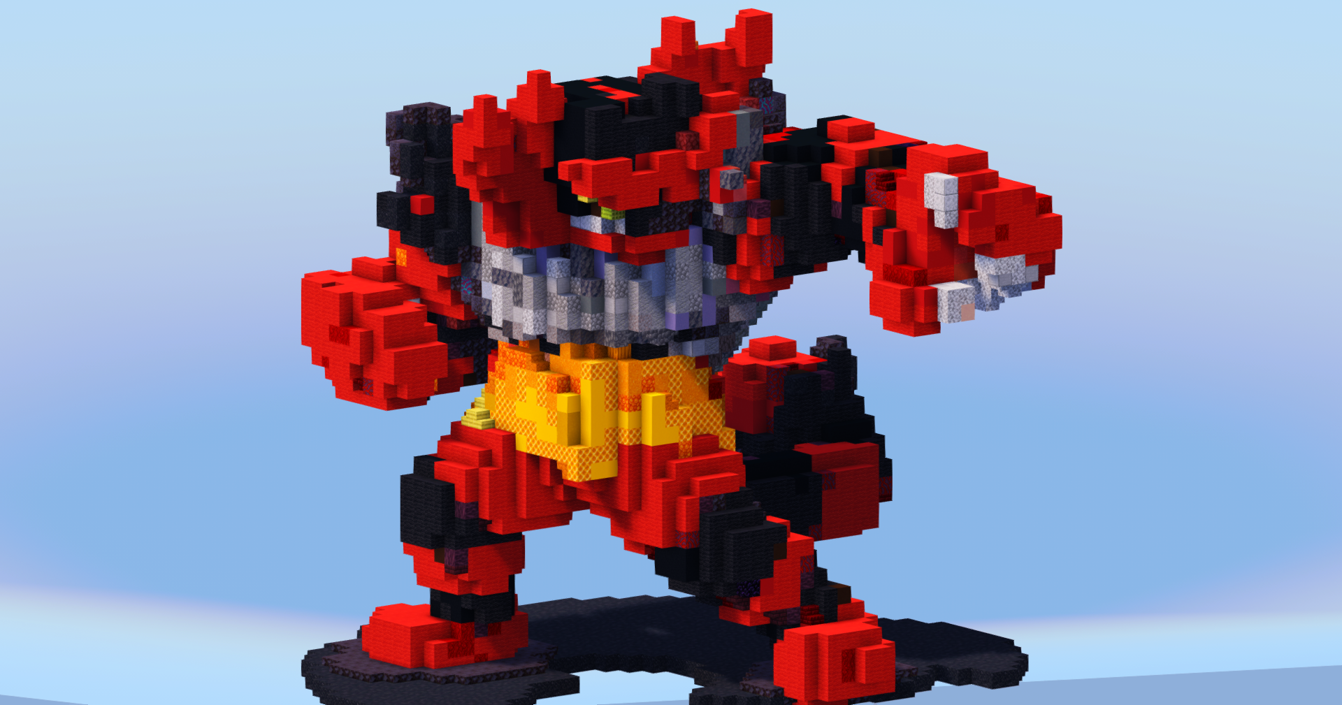 Incineroar from Pokemon — Minecraft Build by LeonisBuilds (2)